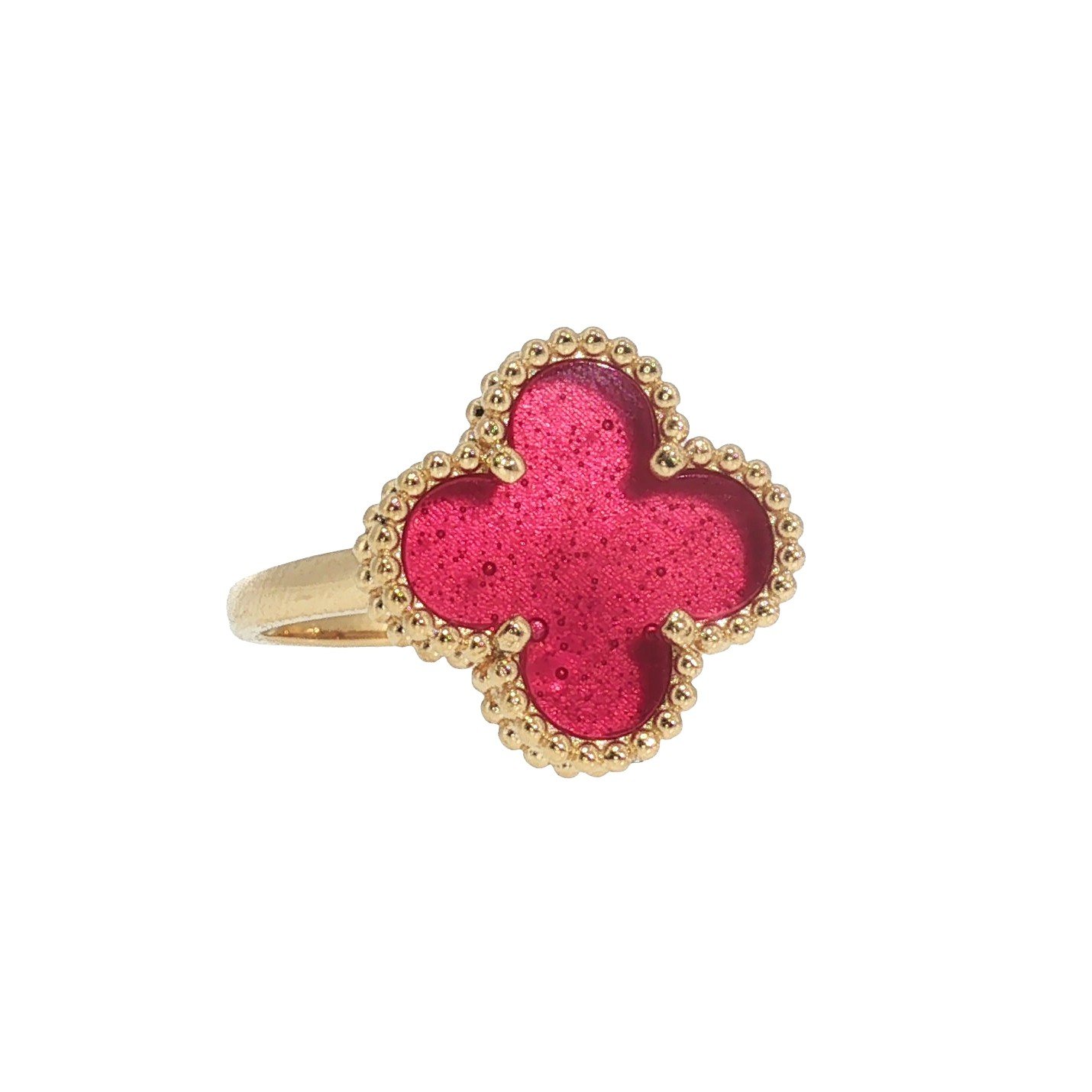 Ring in Yellow Gold 18k with Enamel — Rings — Yellow Gold 18k