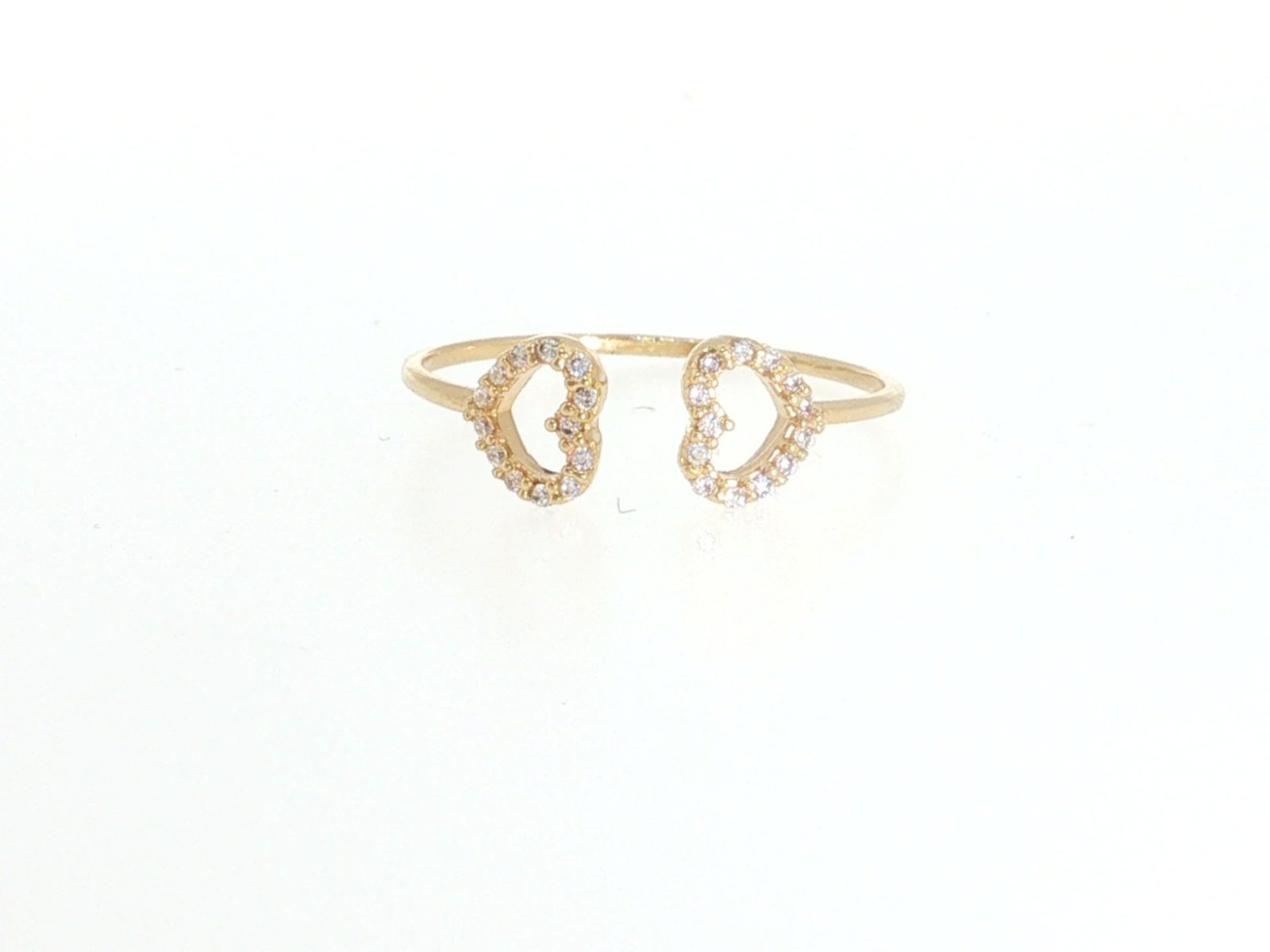 Ring in Yellow Gold 18k with Cubic Zirconia — Rings — Yellow Gold 18k