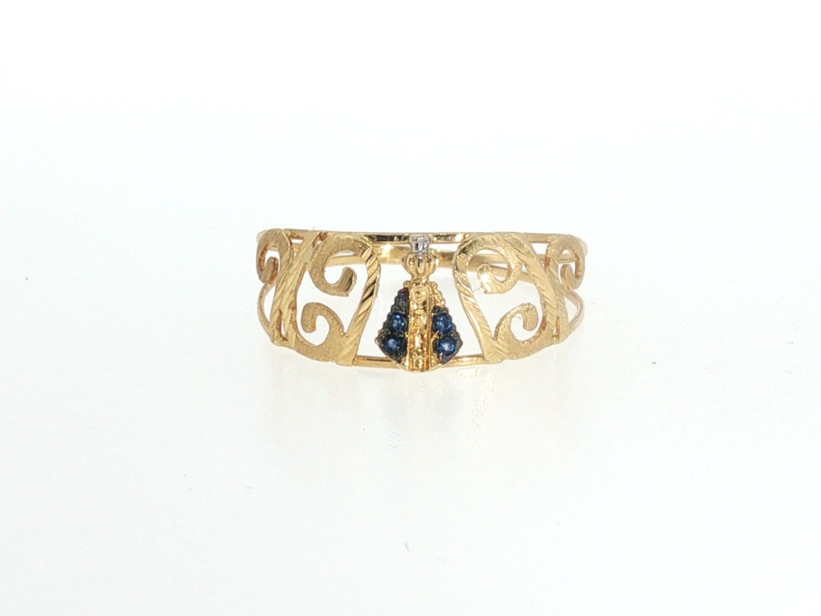 Ring in Yellow Gold 18k with Cubic Zirconia — Rings — Yellow Gold 18k