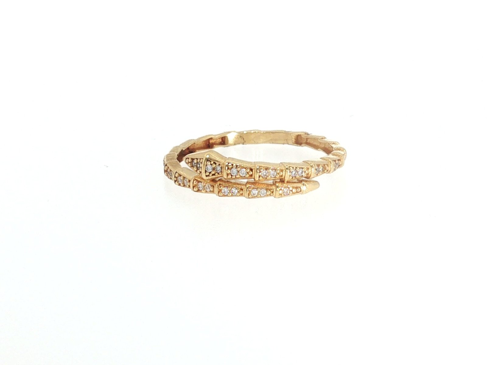 Ring in Yellow Gold 18k with Cubic Zirconia — Rings — Yellow Gold 18k