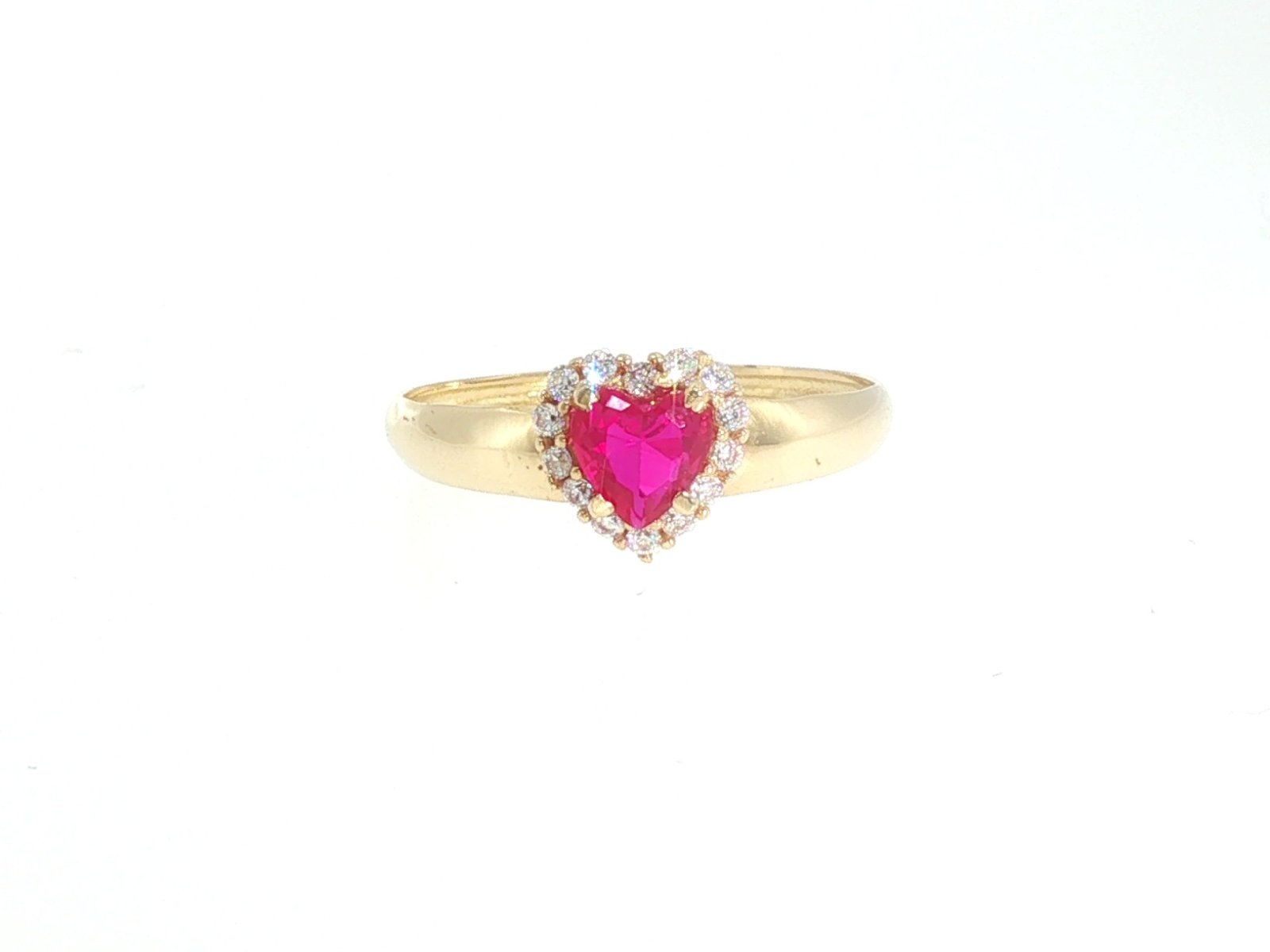 Ring in Yellow Gold 18k with Cubic Zirconia — Rings — Yellow Gold 18k