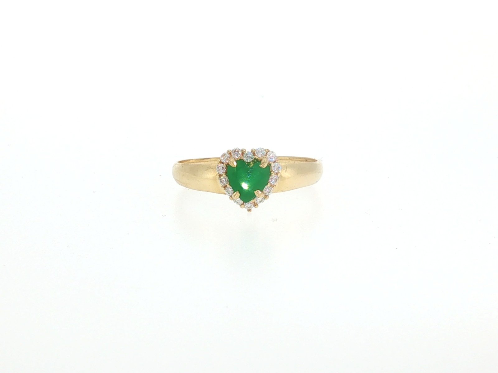 Ring in Yellow Gold 18k with Cubic Zirconia — Rings — Yellow Gold 18k