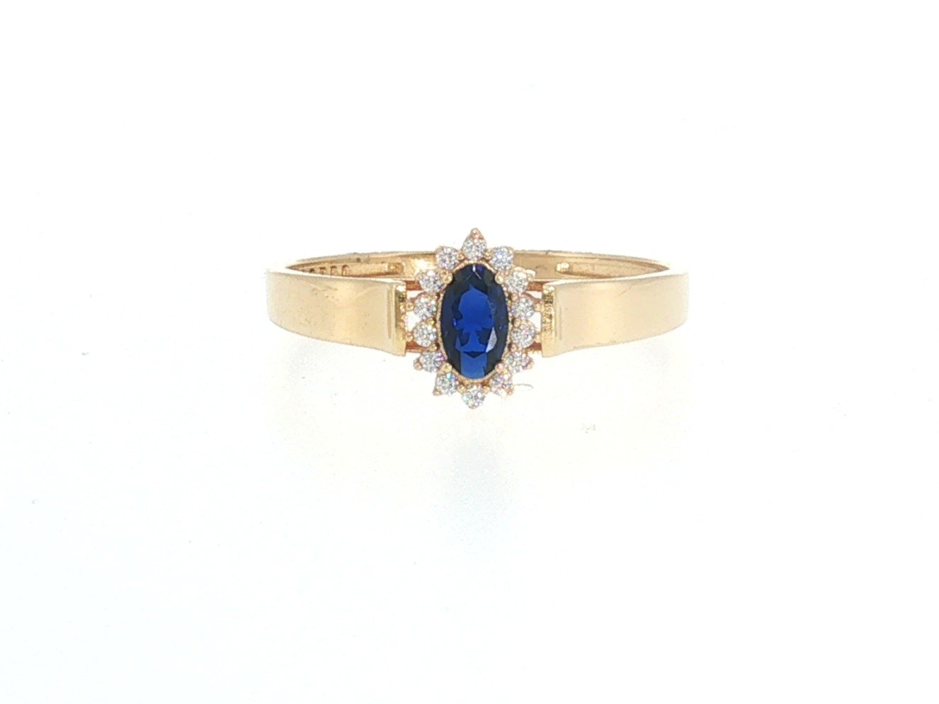 Ring in Yellow Gold 18k with Cubic Zirconia — Rings — Yellow Gold 18k