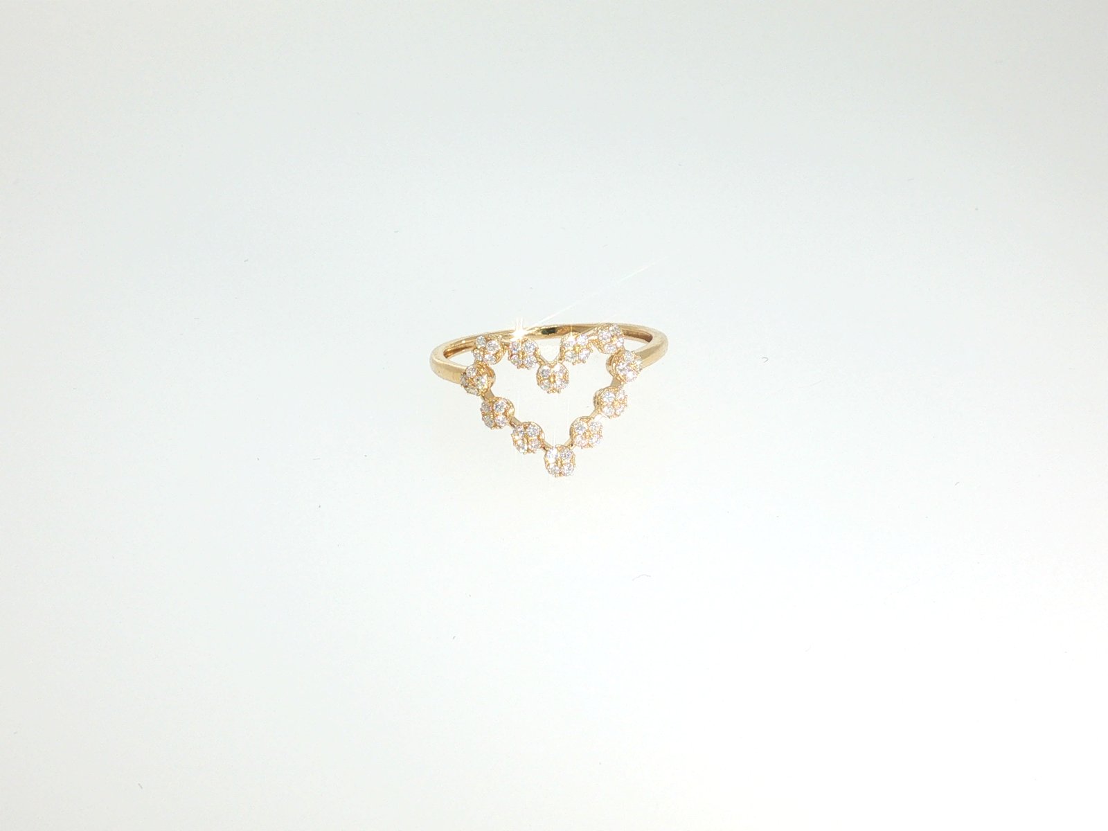 Ring in Yellow Gold 18k with Diamond — Rings — Yellow Gold 18k