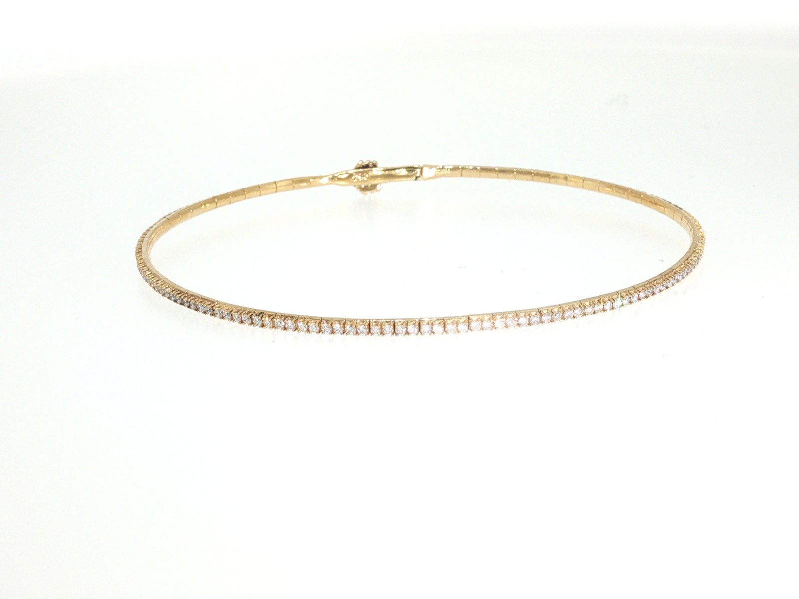 Pulsera en Oro amarillo 18k con Diamante — Pulseras — Oro amarillo 18k