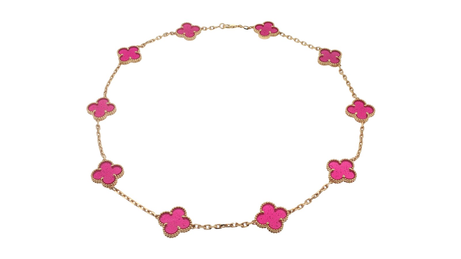 Necklace in Yellow Gold 18k with Enamel — Necklaces — Yellow Gold 18k