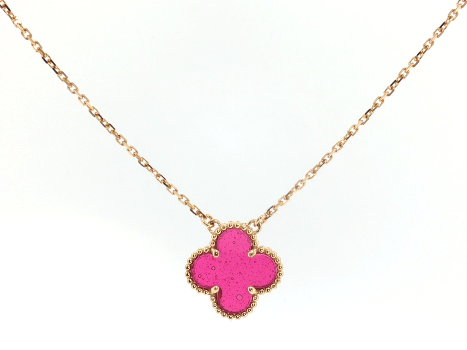 Necklace in Yellow Gold 18k with Enamel — Necklaces — Yellow Gold 18k