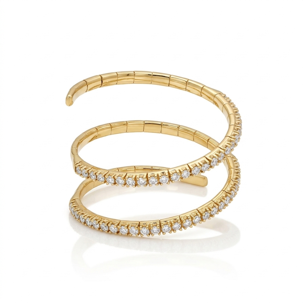 Anillo en Oro amarillo 18k con Diamante — Anillos — Oro amarillo 18k