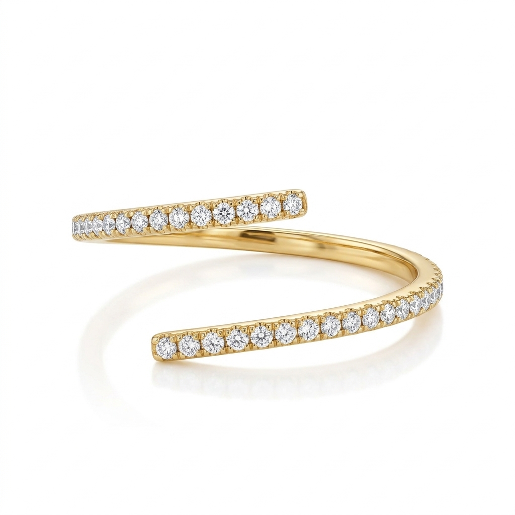 Anillo en Oro amarillo 18k con Diamante — Anillos — Oro amarillo 18k