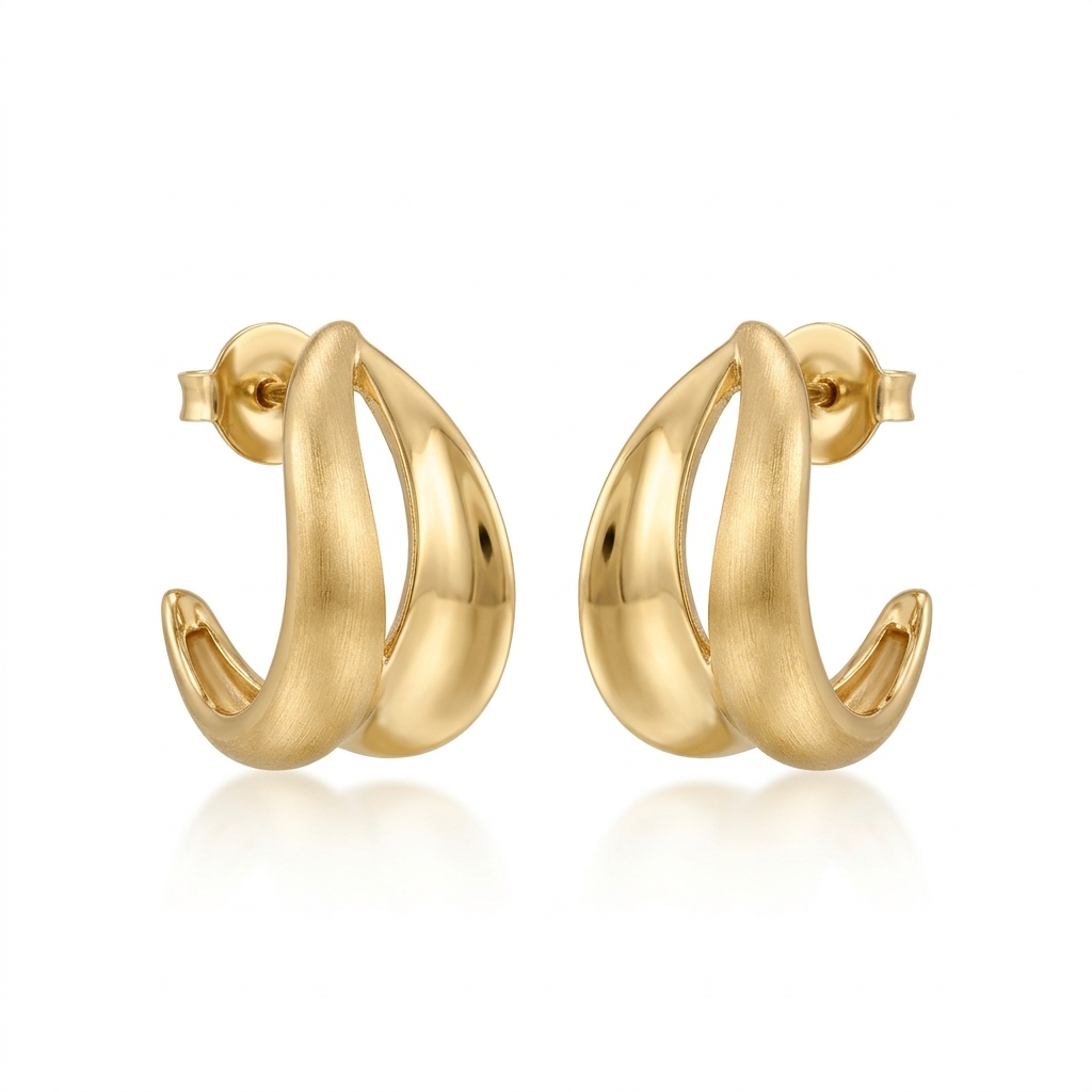 Aretes en Oro amarillo 18k — Aretes — Oro amarillo 18k